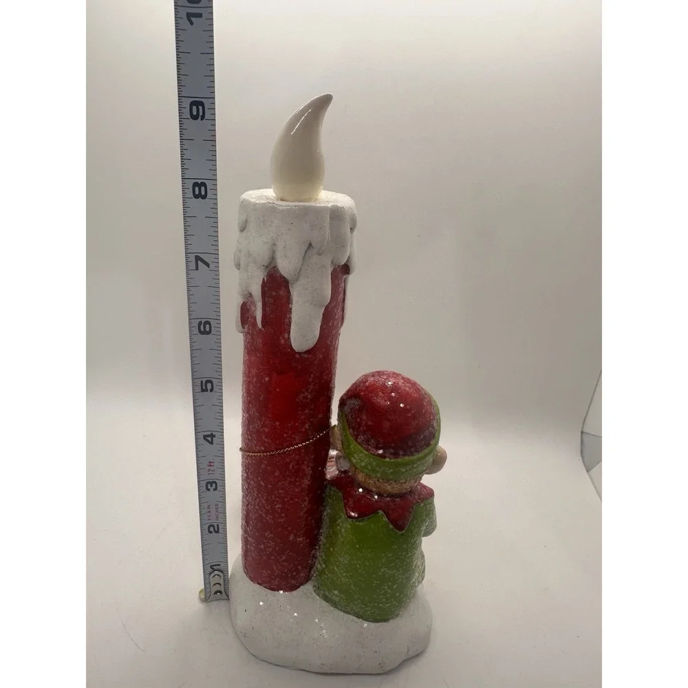Mr Christmas Vintage LED Elf Candle 9.5